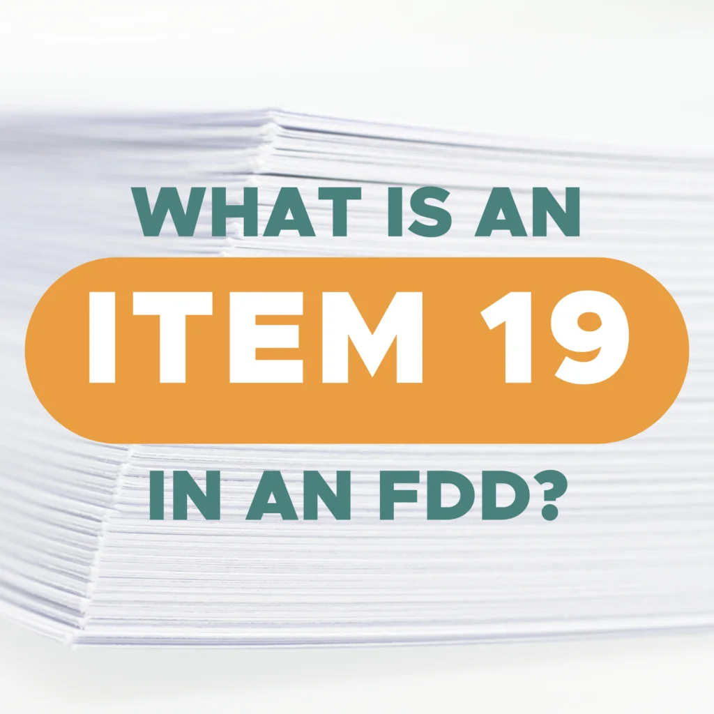 what-is-an-item-19-in-an-FDD